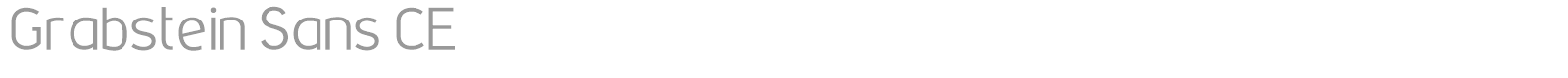 Grabstein Sans CE font preview